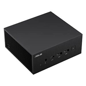 ASUS ExpertCenter PN52 Mini PC Barebone with AMD 8-Core R7-5800H, Quad-4K displays, 7 x USB, up to 64GB DDR4 RAM, Triple Storage Design, WiFi 6E, Bluetooth, USB-C with VESA Mount,Black