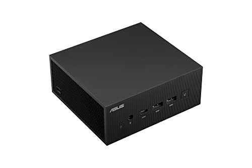 ASUS ExpertCenter PN52 Mini PC Barebone with AMD 8-Core R7-5800H, Quad-4K displays, 7 x USB, up to 64GB DDR4 RAM, Triple Storage Design, WiFi 6E, Bluetooth, USB-C with VESA Mount,Black