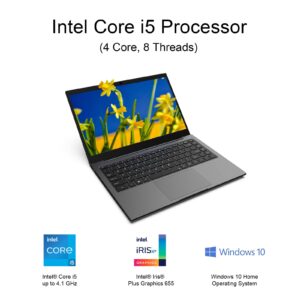 AWOW 14.0" FHD Laptop Computer Intel Core i5-8279U Processor (up to 4.1 GHz) 16GB DDR4 RAM 512GB SSD Ultra Slim, Notebook Computer with Lens Anti-Peep Design, Webcam, WiFi, and Bluetooth 5.1