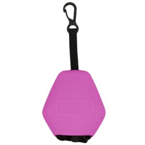 chums pouch xl microfiber lens cloth - portable lens & screen cleaner cloth keychain (very berry)