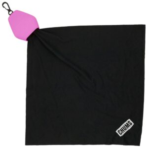 Chums Pouch XL Microfiber Lens Cloth - Portable Lens & Screen Cleaner Cloth Keychain (Very Berry)