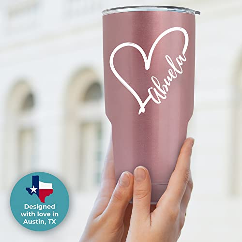 Abuela Tumbler 30oz, Gifts For Abuela Gifts From Grandchildren, Regalos Para Abuela Gifts In Spanish, Regalo Para Abuela En Español, Regalos Para Abuela En Español, La Mejor Abuela Mug Grandma