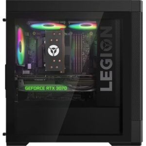 Lenovo Legion T5 26IAB7 90SU000CUS Gaming Desktop Computer - Intel Core i7 12th Gen i7-12700 Dodeca-core (12 Core) - 16 GB RAM DDR5 SDRAM - 1 TB HDD - 1 TB NVMe M.2 PCI Express PCI Express NVMe 4.0 x4