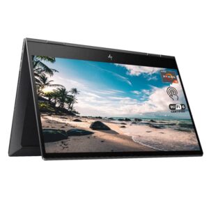 hp envy x360 2-in-1 laptop, 15.6" fhd touchscreen, amd ryzen 5 5500u processor, 8gb ram, 256gb pcie ssd, webcam, sd card reader, hdmi, backlit kb, wi-fi 6, windows 11 home