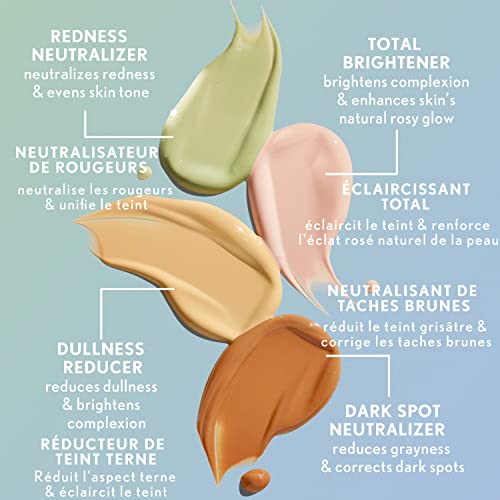 COVERGIRL Clean Fresh Color Correcting Serum + Moisturizer + Primer – Moisturizer, Face Primer, Covergirl Skincare, Vegan Formula – 100 - Fair, 30ml (1.0 fl oz)
