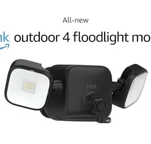 All-New Blink Outdoor 4 Floodlight Mount – Wire-free, 700 lumens, two-year battery life, set up in minutes