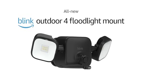 All-New Blink Outdoor 4 Floodlight Mount – Wire-free, 700 lumens, two-year battery life, set up in minutes