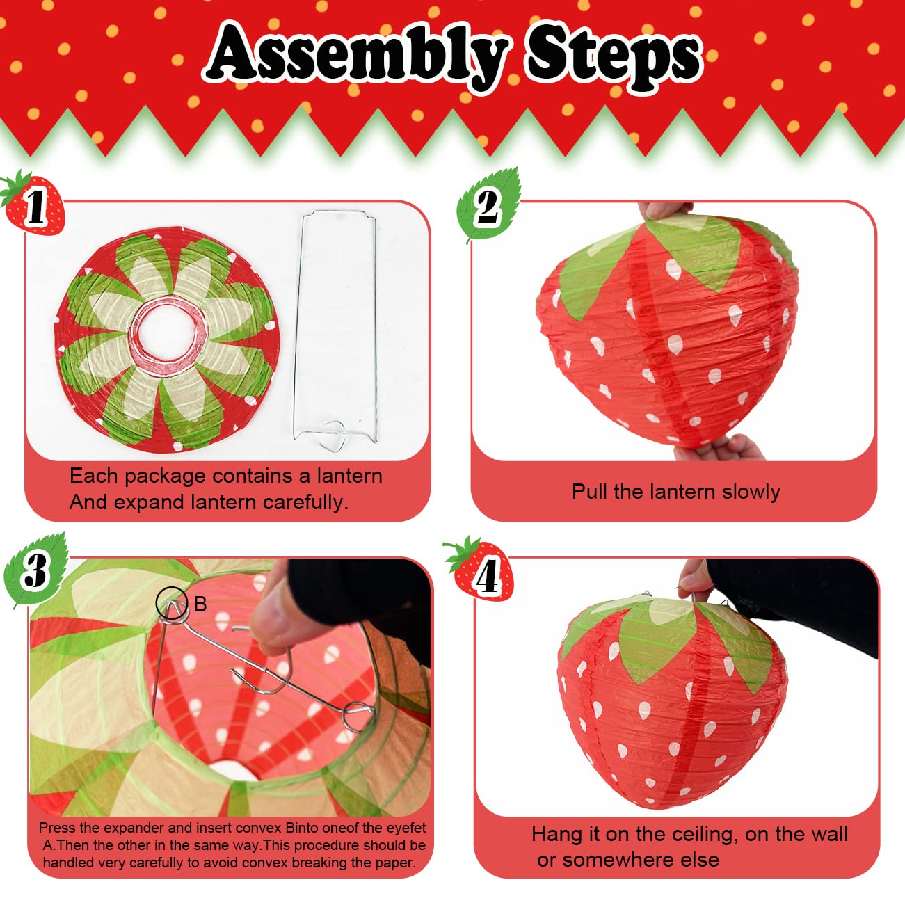 Strawberry Birthday Party Decorations Set Include Strawberry Shortcake Birthday Banner Cake Toppers Balloons Paper Pompoms and Fans for Kids Girl Berry Sweet Themed Birthday Party Supplies Decor