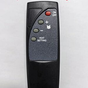 Replacement Remote Control for Greystone Electric Fireplace Stove Heater F2609E