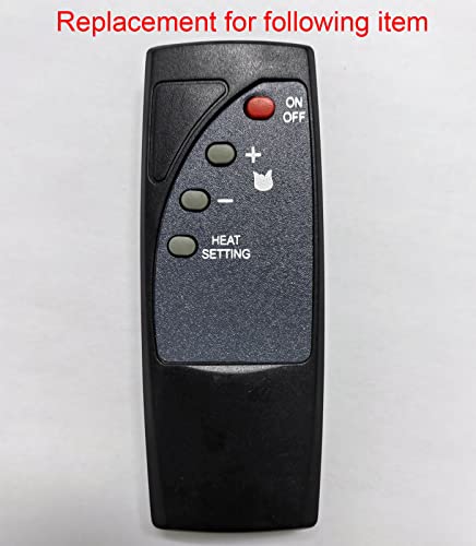 Replacement Remote Control for Greystone Electric Fireplace Stove Heater F2609E