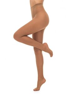 veluk sheer tights for women lite 40 denier with shorts, half-matte surface, round seams, elastic belt and compacted toe