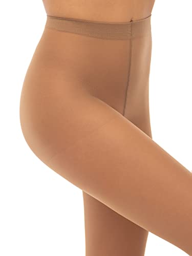 Veluk Sheer Tights For Women Lite 40 Denier With Shorts, Half-Matte Surface, Round Seams, Elastic Belt and Compacted Toe