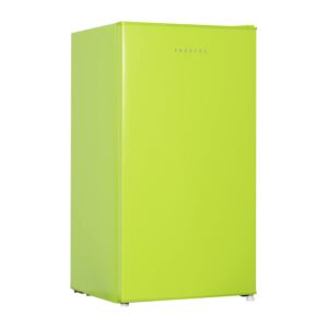 frestec 3.1 cu' mini refrigerator,compact refrigerator,small refrigerator with freezer, green (fr 310 green)