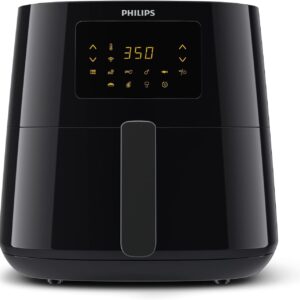 Philips Essential Connected XL 2.65lb/6.2L Capacity Digital Airfryer with Rapid Air Technology, Wi-Fi Connected (HomeID App), Alexa Compatible, Black- HD9280/91, Compact