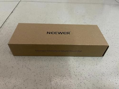 NEEWER Metal Telescope Phone Mount, 2.09"-3.54" Universal Cell Phone Mount for Spotting Scope Telescope Microscope Binocular Monocular, Fits Eyepiece with Diameter 1.18"-2.52"