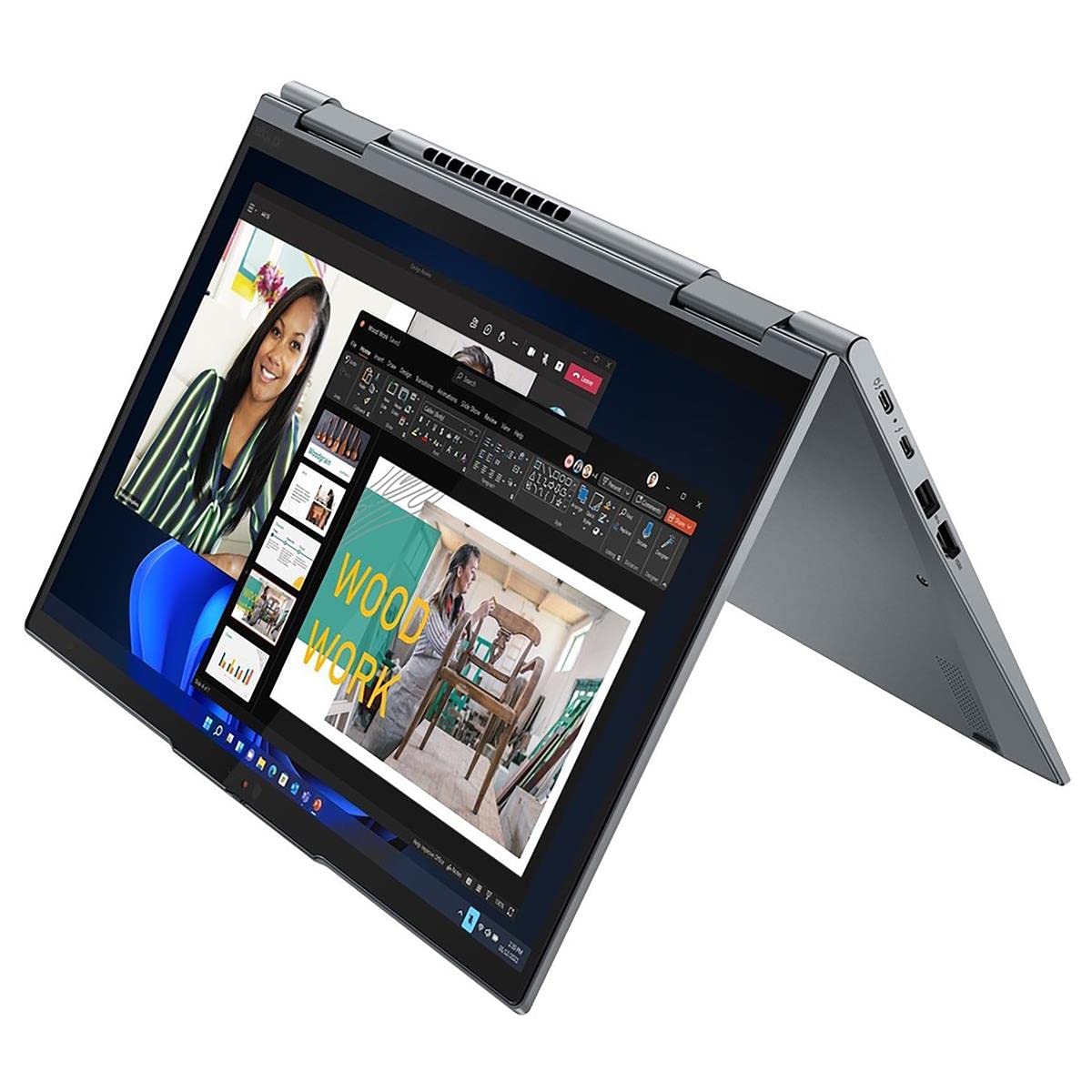 Lenovo ThinkPad X1 Yoga Gen 7 21CD000FUS 14" Touchscreen Convertible 2 in 1 Notebook - WUXGA - 1920 x 1200 - Intel Core i5 12th Gen i5-1240P Dodeca-core (12 Core) - 16 GB Total RAM - 16 GB On-Board