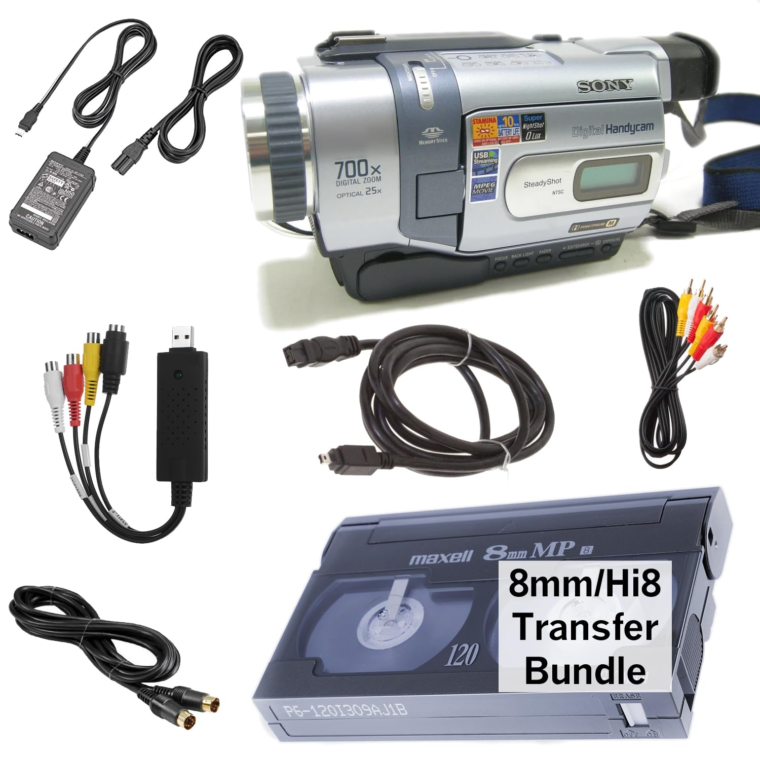 Tech Collector 8mm, Digital8, and Hi8 Transfer Bundle for Digitizing ...