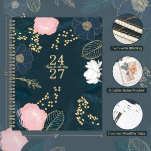 2024-2027 Monthly Planner/Calendar - July 2024 - June 2027, 3 Year Monthly Planner 2024-2027, 9'' x 11'', 36 Monthly Tabs, Pocket, Note Pages