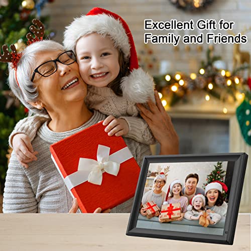 YENOCK 64GB FRAMEO 15.6 inch WiFi Digital Picture Frame 1920x1080 FHD Large Smart Digital Photo Frame IPS Touch Screen Auto-Rotate Wall Mountable Motion Sensor Share Photos/Videos Instantly via APP