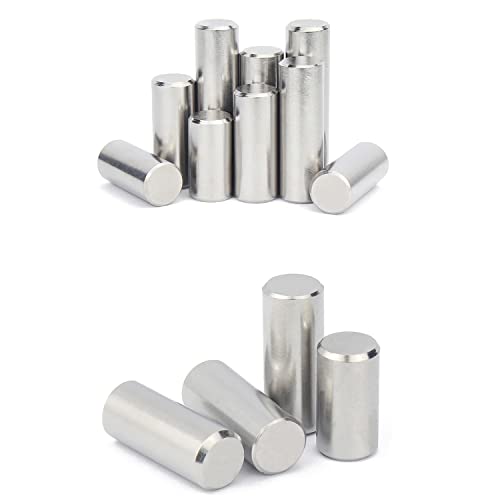 Othim 50 Pcs Dowel Pin, 304 Stainless Steel Shelf Support Pin Metal Fasten Elements Used on Precise Location, Diameter 3Mm,Length 5mm