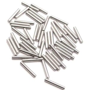 othim 3.5mm dowel pins, 304 stainless steel dowel rods shelf support pin metal fasten elements used on precise location, 50 pcs,length 16mm