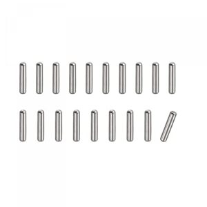 uxcell 0.6x6mm dowel pins, 100pcs 304 stainless steel round head flat chamfered end dowel pin bunk bed pins shelf pegs support shelves fasten elements