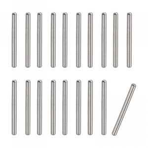 uxcell 1.2x10mm dowel pins, 100pcs 304 stainless steel round head flat chamfered end dowel pin bunk bed pins shelf pegs support shelves fasten elements
