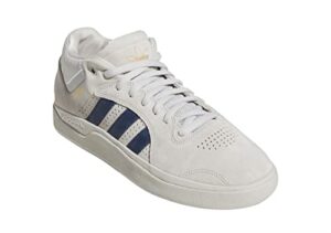 adidas tyshawn shoes - grey/collegiate navy/white - 5.0