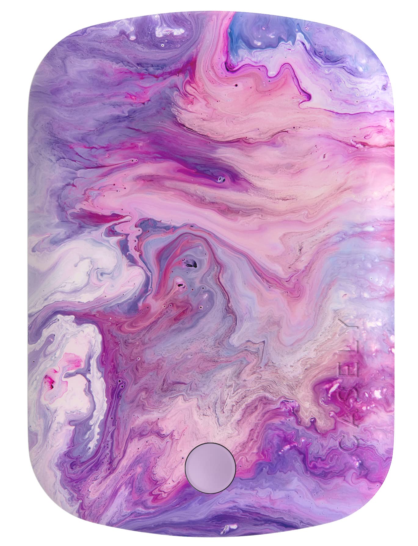 Casely Power Pod | MagSafe Compatible Battery Pack | Tie Dying Over You Purple Marble Power Pod (5,000 mAh)