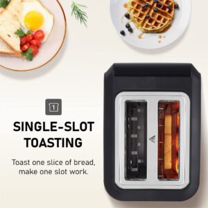 Touch Screen Toaster 2 Slice, KETIAN Bagel English Muffins Toast Pastry Waffles Grain Sweet Bread Toaster, Extra Wide Slots Single Slot Toasting Automatic Lifting, 1400w