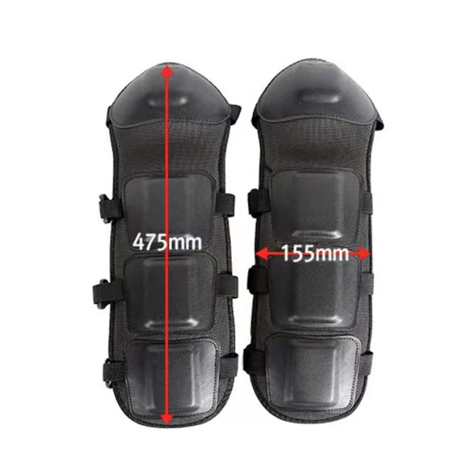 weizhang Protective Shin Guard Brush Gaiter Knee Pads Protective Shin Guard Brush Gaiter Tough Leather with Comfortable Sponge Cushion for Trimming Weed Eating Mowing (black4)