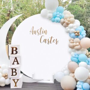 white round backdrop 6x6ft circle arch stand photo photography background wall for birthday baby shower wedding decorations