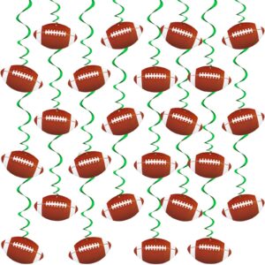 gersoniel 30 sets football party decorations football hanging swirls 2024 football birthday decorations game day sports theme party supplies indoor outdoor decor