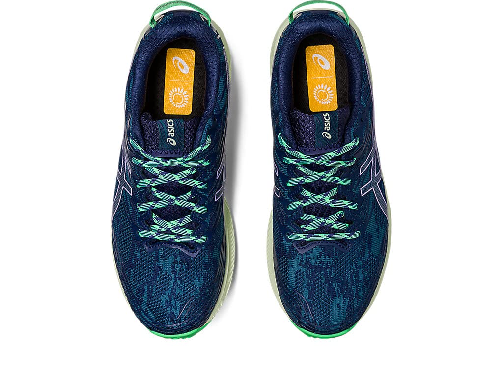 ASICS Women's Fuji Lite 3 Running, 8, Ink Teal/Digital Violet