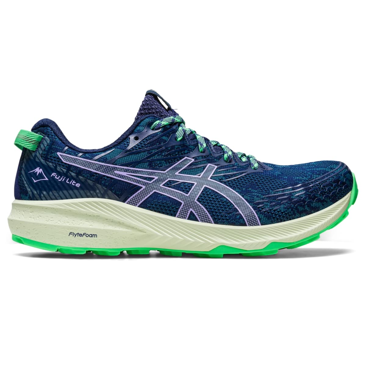 ASICS Women's Fuji Lite 3 Running, 8, Ink Teal/Digital Violet