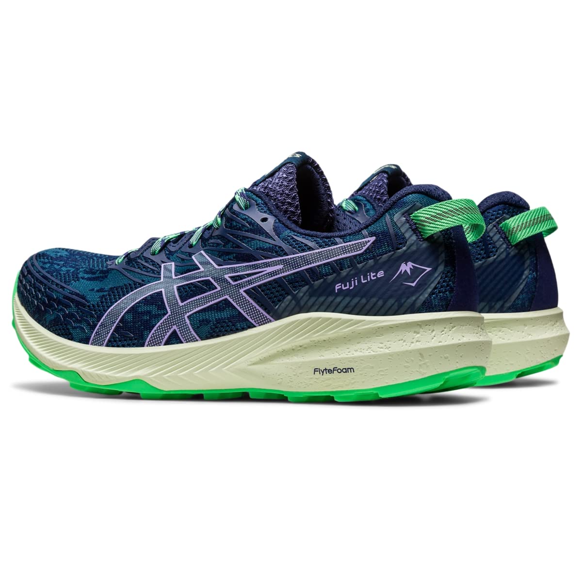 ASICS Women's Fuji Lite 3 Running, 8, Ink Teal/Digital Violet