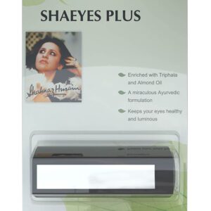 Shahnaz Husain Herbals Natural Kajal | Shaeyes Plus | Long-Lasting Kajal for Eyes | Goodness of Natural Oils and Herbal Extract | 2 grams