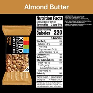 KIND Breakfast, Healthy Snack Bar, Almond Butter, Gluten Free Breakfast Bars, 8g Protein, 1.76 OZ Packs (6 Count)