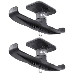 elevation lab the anchor pro (2-pack) - extra strong under-desk headphone stand mount with built-in cord management