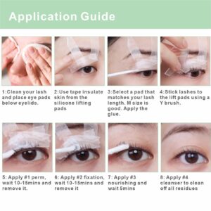 MILKLEAR Lash Lift Kit and Eyebrow Lamination Kit Eyelash Perm Kit Lifting and Curling for Home DIY Salon Result Last 6-8weeks