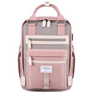 lovevook laptop backpack for women waterproof travel backpack with usb charging port 15.6 inch