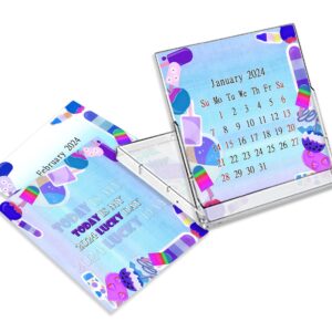 2023-2024 CD-Style Desk Calendar 16 Months Calendar/Planner / (Edition #025)
