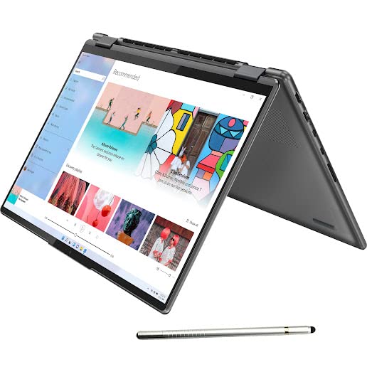 Lenovo Yoga 7i 2-in-1 Laptop, 16" 2.5K Touchscreen, Intel 12th Evo Platform 12-Core i5-1240P, 8GB LPDDR5 RAM, 1TB SSD, Intel Iris Xe Graphics, Backlit KB, FP, Win11 H, W/Stylus Pen