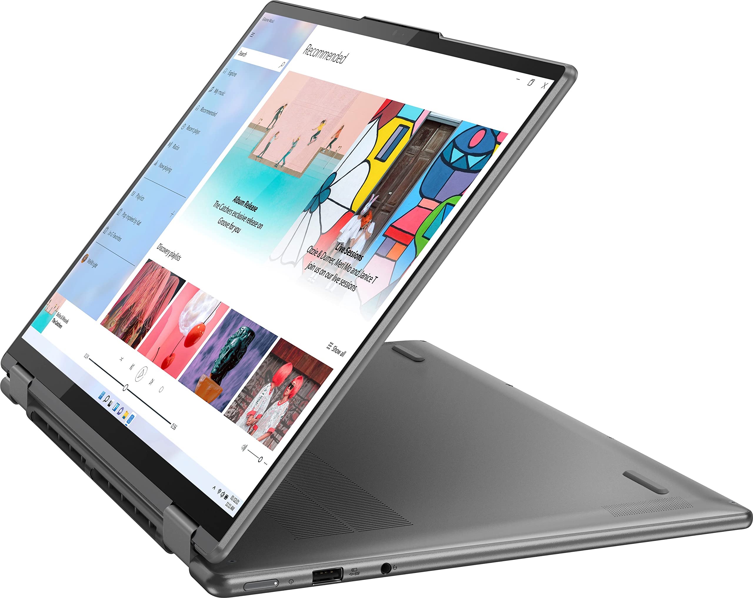 Lenovo Yoga 7i 2-in-1 Laptop, 16" 2.5K Touchscreen, Intel 12th Evo Platform 12-Core i5-1240P, 8GB LPDDR5 RAM, 1TB SSD, Intel Iris Xe Graphics, Backlit KB, FP, Win11 H, W/Stylus Pen