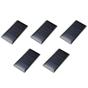 dmiotech 5 pack 4.5v 60ma 77.5mm x 40mm mini solar panel cell for diy electric power project