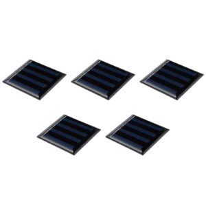 dmiotech 5 pack 2v 50ma 49.8mm x 49.8mm mini solar panel cell for diy electric power project