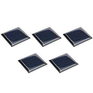 dmiotech 5 pack 2.5v 100ma 50mm x 50mm mini solar panel cell for diy electric power project