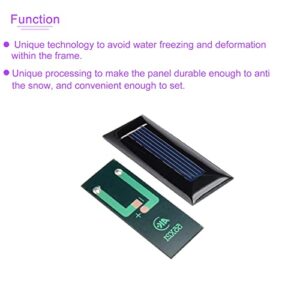 DMiotech 5 Pack 0.5V 80mA 55mm x 21mm Mini Solar Panel Cell for DIY Electric Power Project