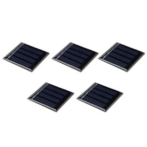 dmiotech 5 pack 2v 80ma 53.5mm x 53.5mm mini solar panel cell for diy electric power project