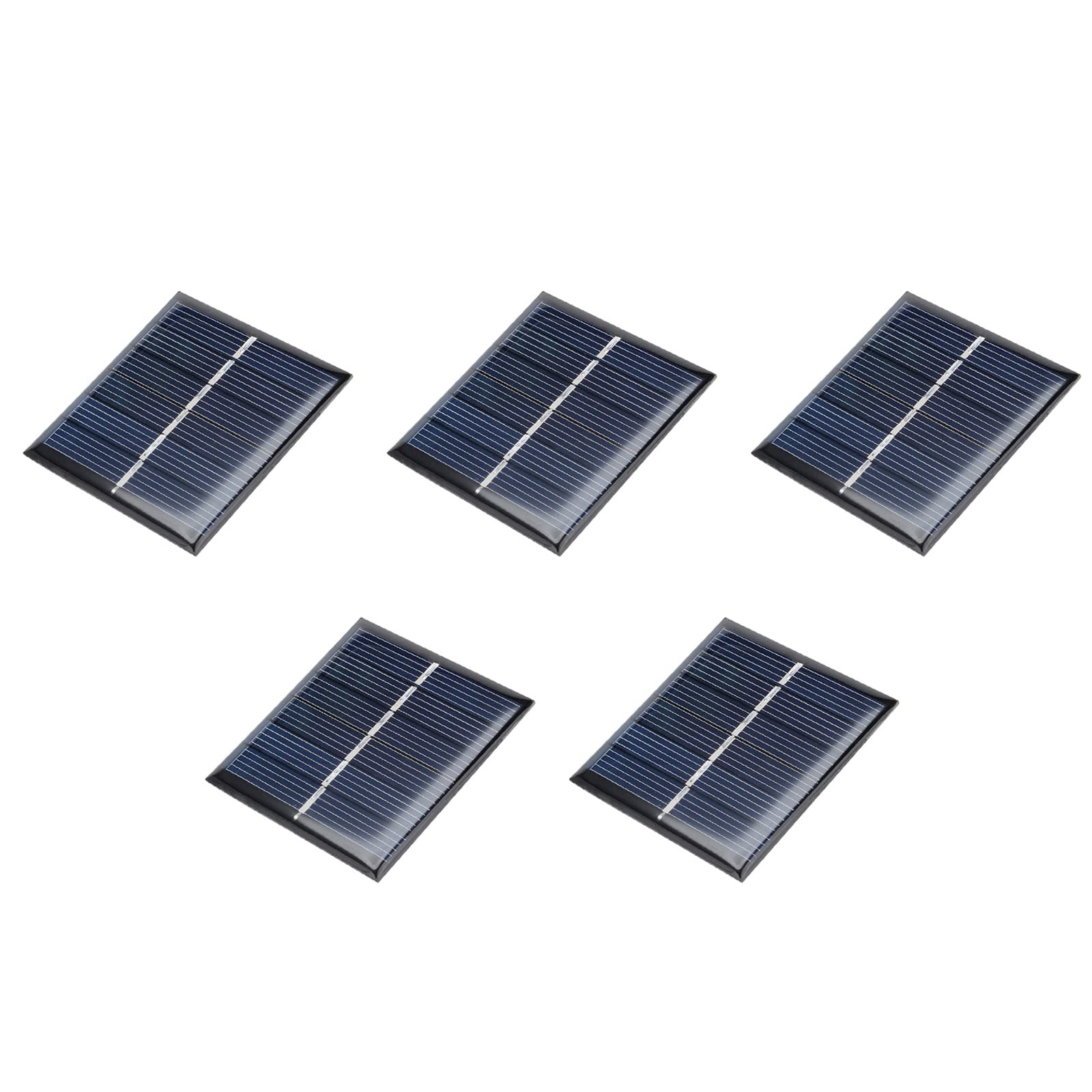 DMiotech 5 Pack 3V 110mA 60mm x 55mm Mini Solar Panel Cell for DIY Electric Power Project